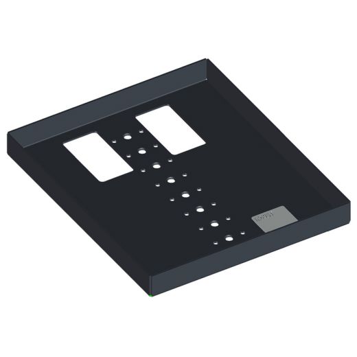 Halterung Bondrucker Universal 183x216 - Novus RetailSystem Plate