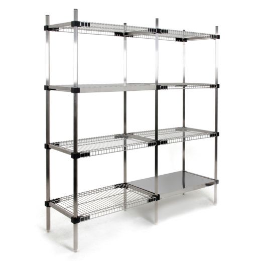 Lenkrolle für Edelstahl Regalsystem