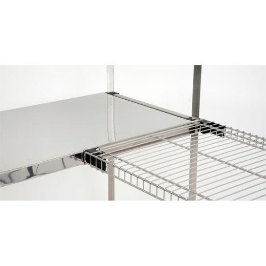 Edelstahl Regalboden - Regaltiefe 500 mm - Breite 756 mm