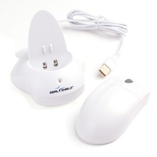 Seal Shield Silver Storm STWM042WE cordless Maus weiß (IP68)