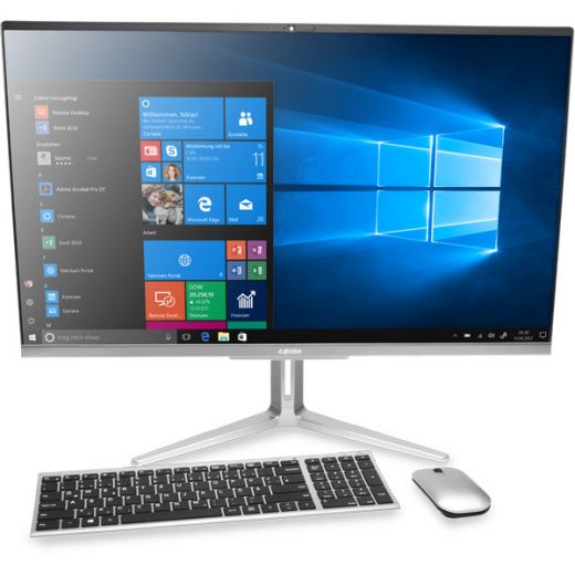 exone AIO + 2760 27 All-in-One PC | Non-Touch silber i5-1035G1 400 SSD W10Pro