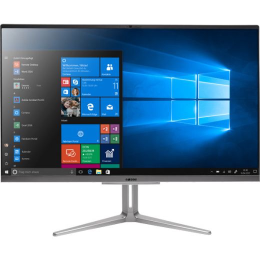 exone AIO + 2760 27 All-in-One PC | Non-Touch silber i5-1035G1 400 SSD W10Pro