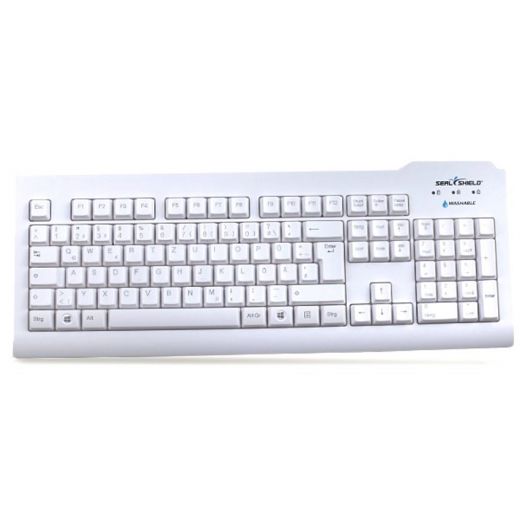 Seal Shield Silver Tastatur SSWKSV208DE weiss
